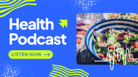 Health Podcast Facebook Event Cover Design