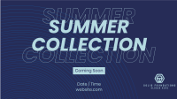 90's Lines Summer Collection Facebook event cover Image Preview