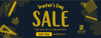 Supplies Sale for Teachers Facebook cover Image Preview