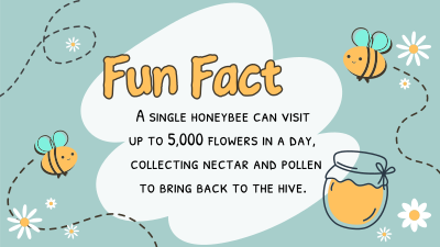 Bee Day Fun Fact Facebook event cover Image Preview