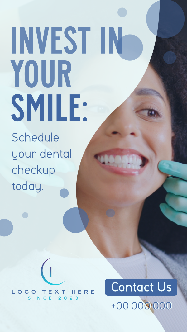 Dental Health Checkup Facebook Story Design