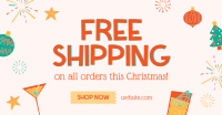 Handdrawn Christmas Promo Facebook ad Image Preview