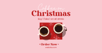 Christmas Coffee Sale Facebook Ad Design