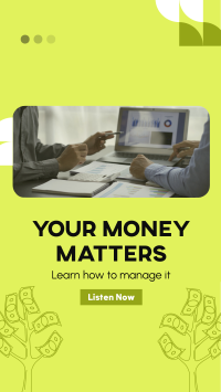 Money Matters Podcast Instagram reel Image Preview