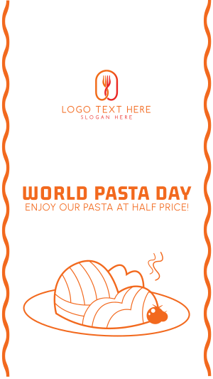 World Pasta Day Vector Facebook story Image Preview