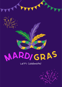 Mardi Gras Mask Flyer Image Preview