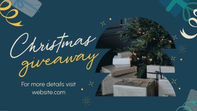 Christmas Giveaway Facebook event cover Image Preview