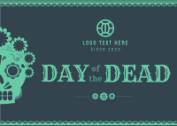 Festive Day of the Dead Postcard Image Preview