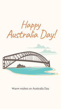 Australia Harbour Bridge Instagram Story Design