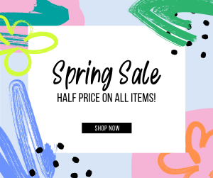 Colorful Spring Sale Facebook post