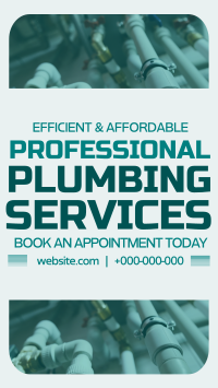 Minimalist Plumbing Services TikTok Video Preview