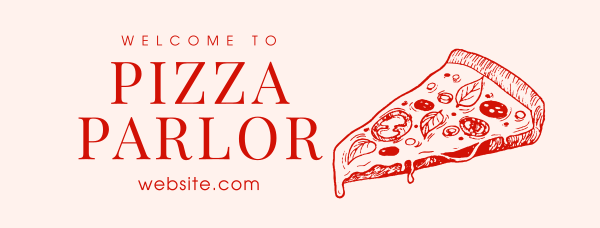 Pizza Parlor Open Facebook Cover Design Image Preview