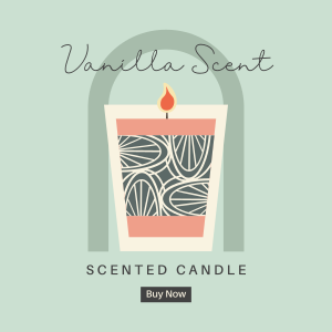 Illustrated Scented Candle Instagram post Image Preview