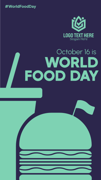 Burger World Food Day Facebook story