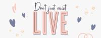Live Your Life Facebook Cover Design