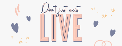 Live Your Life Facebook cover Image Preview