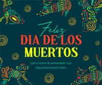 Glowing Marigolds & Alebrijes Facebook Post Design