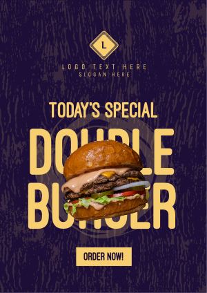 Double Burger Flyer Image Preview
