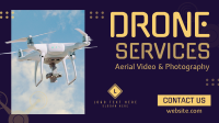Drone Aerial Camera Facebook event cover Image Preview