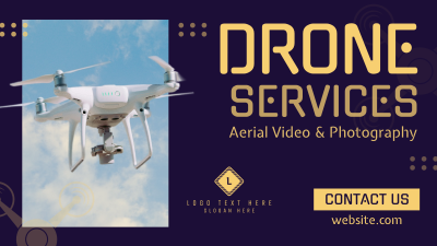 Drone Aerial Camera Facebook event cover Image Preview