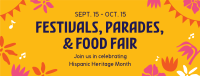 Hispanic Heritage Party Facebook cover Image Preview