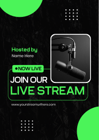 Joining Livestream Flyer Image Preview