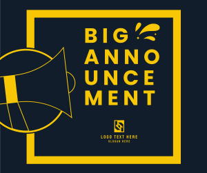 Big Announcement Facebook post Image Preview