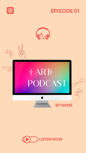 Art Podcast Episode Instagram story Image Preview