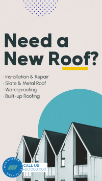 Building Roof Services Instagram story Image Preview