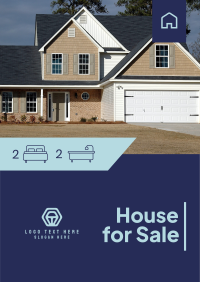 Family House for Sale Poster Design