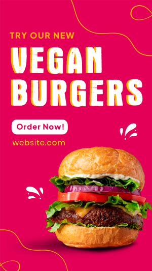 Vegan Burger Buns  Facebook story Image Preview