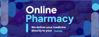 Minimalist Curves Online Pharmacy Facebook Cover Design