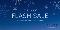 Winter Flash Sale Twitter post Image Preview
