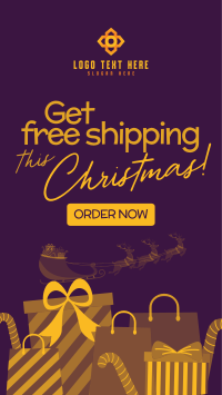 Contemporary Christmas Free Shipping TikTok video Image Preview