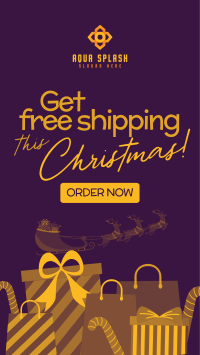 Contemporary Christmas Free Shipping TikTok Video Image Preview