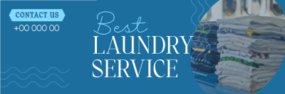 Best Laundry Service Twitter header (cover) Image Preview