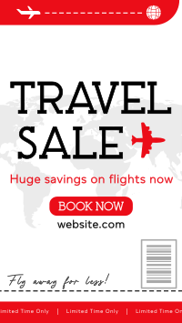 Travel Agency Sale Instagram reel Image Preview