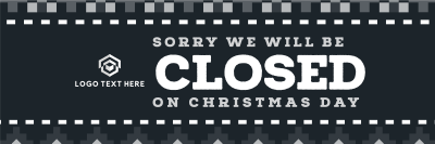 Generic Holiday Notice Twitter Header Image Preview