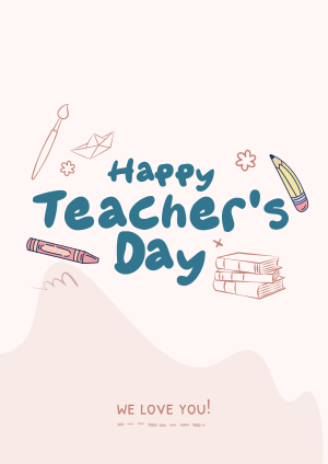 Teachers Day Greeting Flyer Image Preview