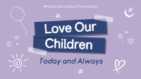 National Love Our Children Day Animation Preview