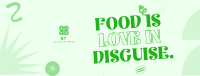 Food Language Quote Facebook Cover Image Preview