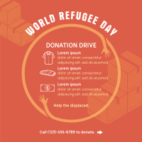 World Refugee Day Donations Instagram post Image Preview