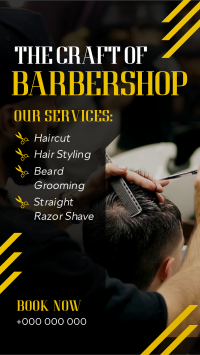 Grooming Barbershop Facebook Story Design