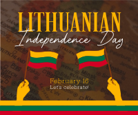 Modern Lithuanian Independence Day Facebook post Image Preview