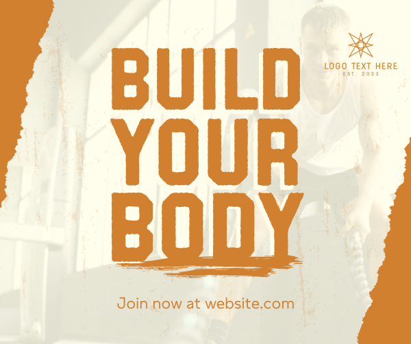 Build Your Body Facebook Post Design