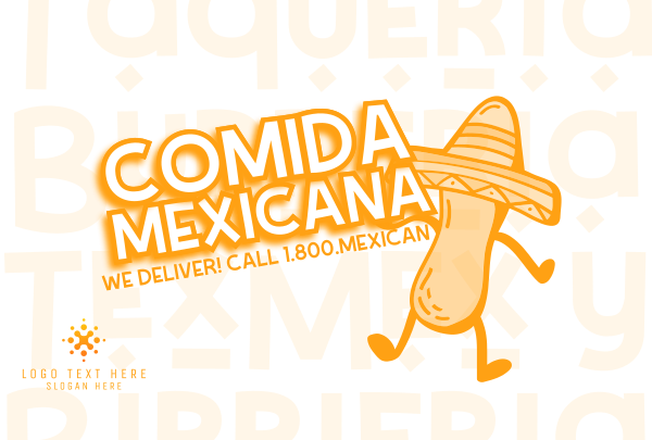 Mexican Comida Pinterest Cover Design Image Preview