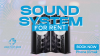 Modern Sound System Rent Animation Preview