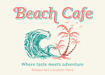 Surfside Coffee Bar Postcard Image Preview