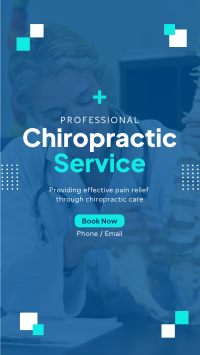 Professional Chiropractor Facebook story Image Preview