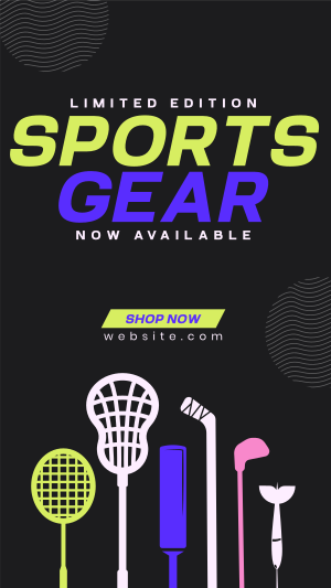 Professional Sporting Goods For Sale Instagram story Image Preview